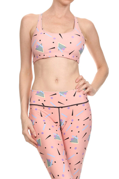 90's Peach Aurora Bra