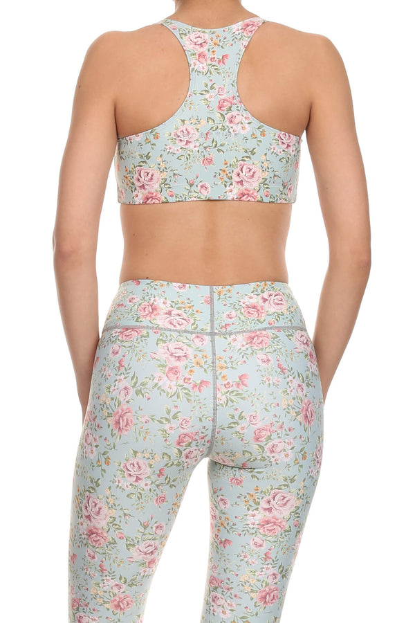 Vintage Floral Aurora Bra - Mint - POPRAGEOUS
 - 3