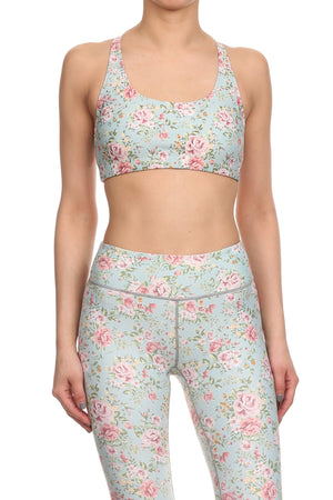 Vintage Floral Aurora Bra - Mint - POPRAGEOUS
 - 1