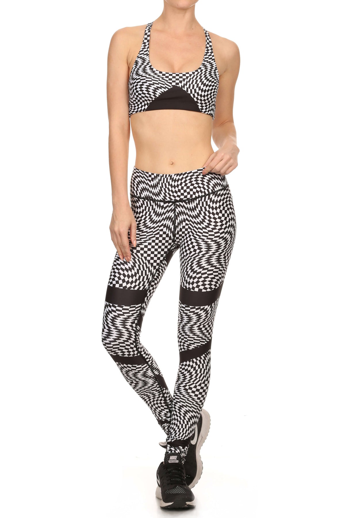 Trippy Checkers Aurora Bra - POPRAGEOUS
 - 3