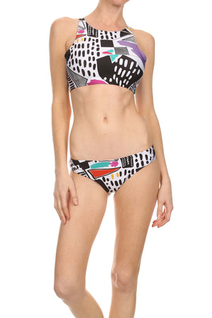 90's Thrift Sporty Crop Top - POPRAGEOUS
 - 1