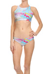 Miami Netscape Sporty Crop Top - POPRAGEOUS
 - 1