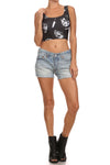 Bates Motel Crop Top - POPRAGEOUS
 - 1
