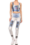 Blue Robot Crop Top - POPRAGEOUS
 - 4