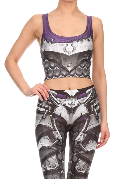Comic Armor Crop Top
