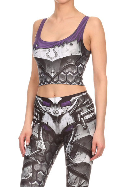 Comic Armor Crop Top