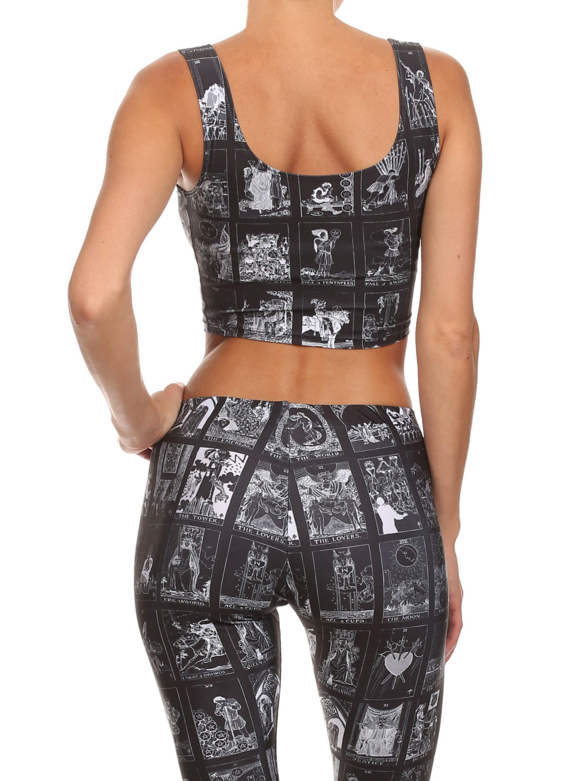 Dark Tarot Card Crop Top - POPRAGEOUS
 - 3