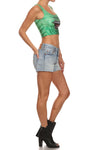 Green Glob Crop Top - POPRAGEOUS
 - 3