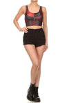 Insane Harlequin Crop Top - LIMITED - POPRAGEOUS
 - 4