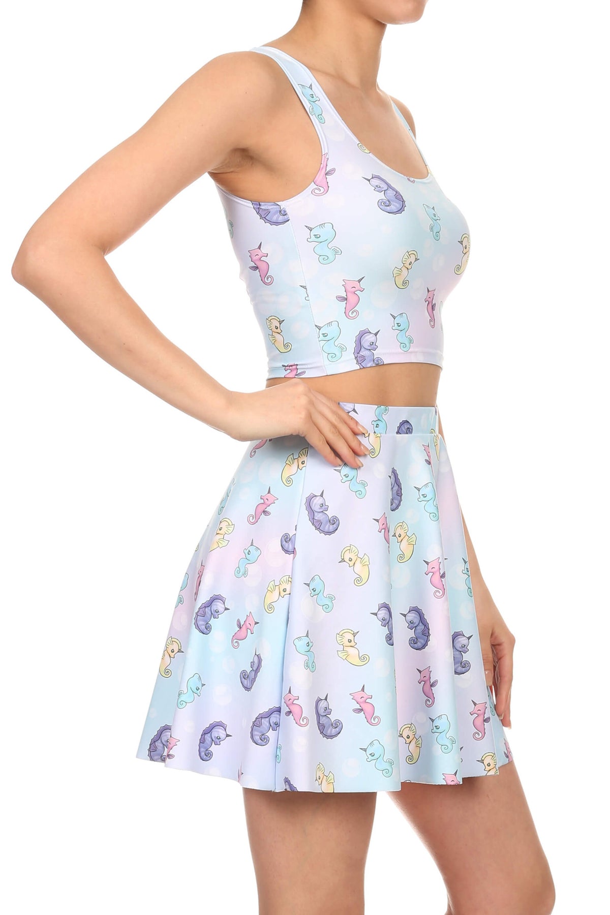 Mystic Sea Unicorn Skater Skirt - POPRAGEOUS
 - 2