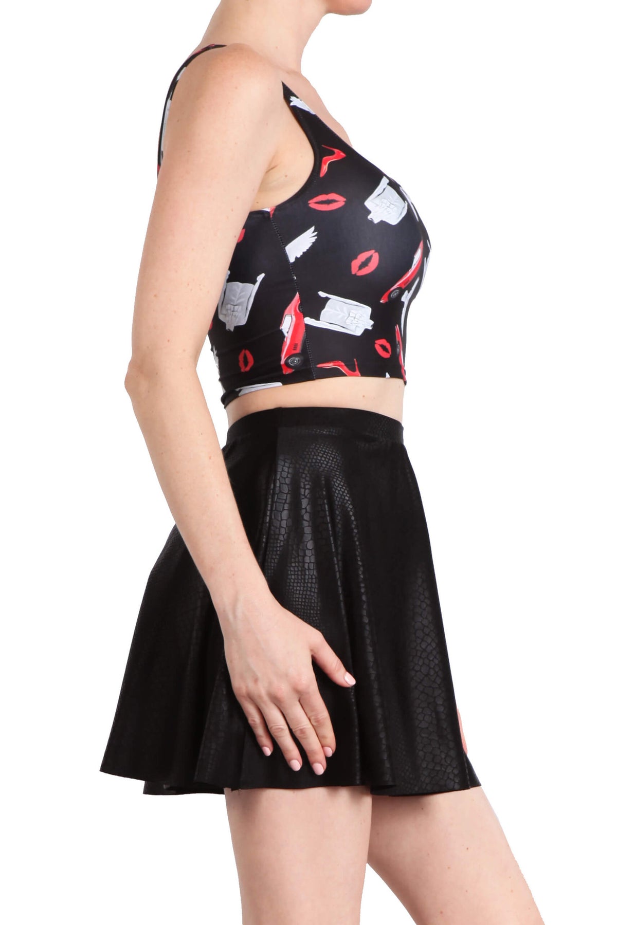 Little Red Corvette Crop Top - POPRAGEOUS
 - 4
