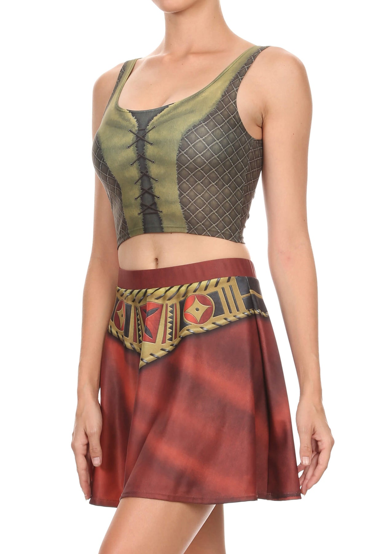 Sidekick Gabby Skirt Set - POPRAGEOUS
 - 2