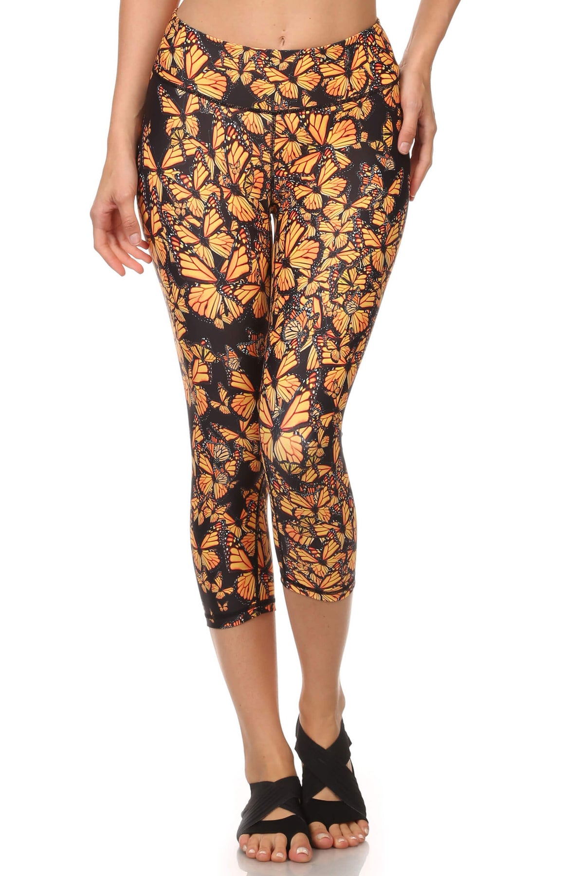 Attack of the Monarchs Dream Capris - POPRAGEOUS
 - 1