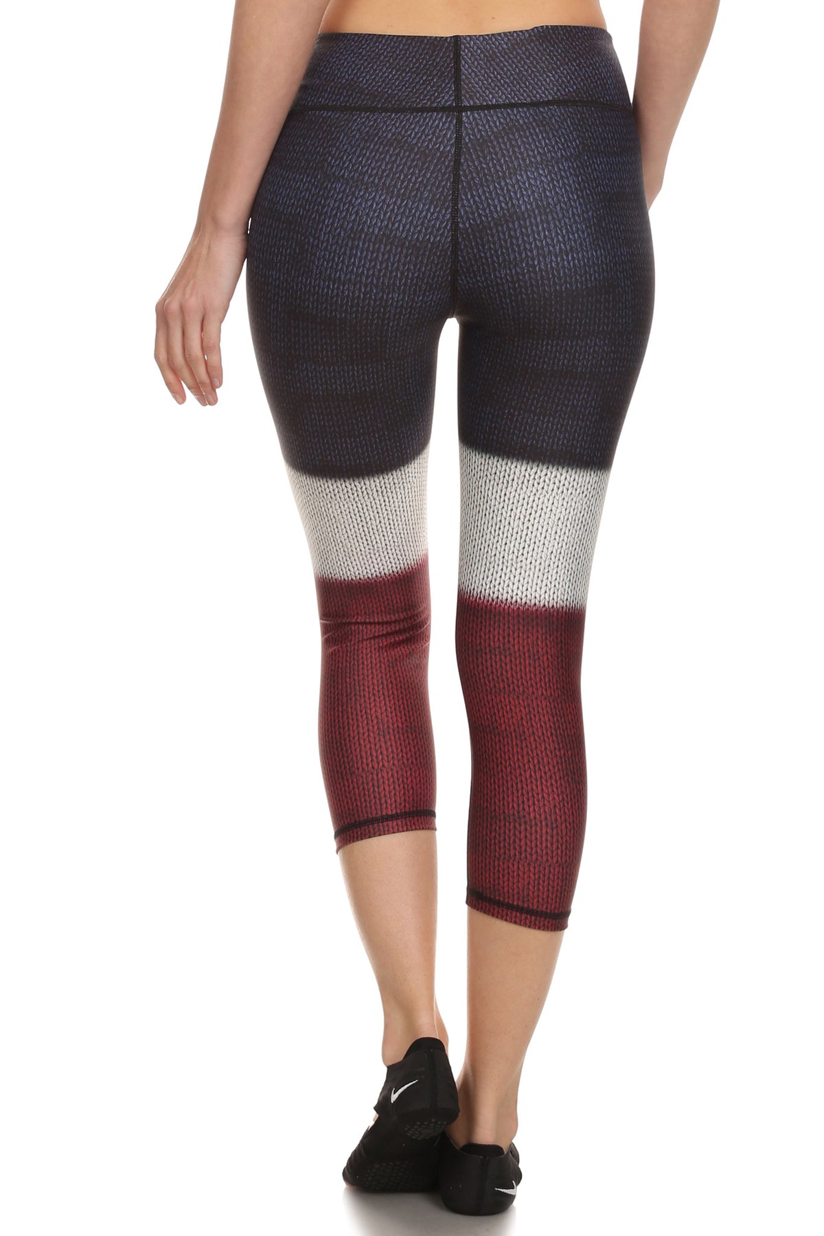 Color Block Dream Capris - Burgundy - POPRAGEOUS
 - 3