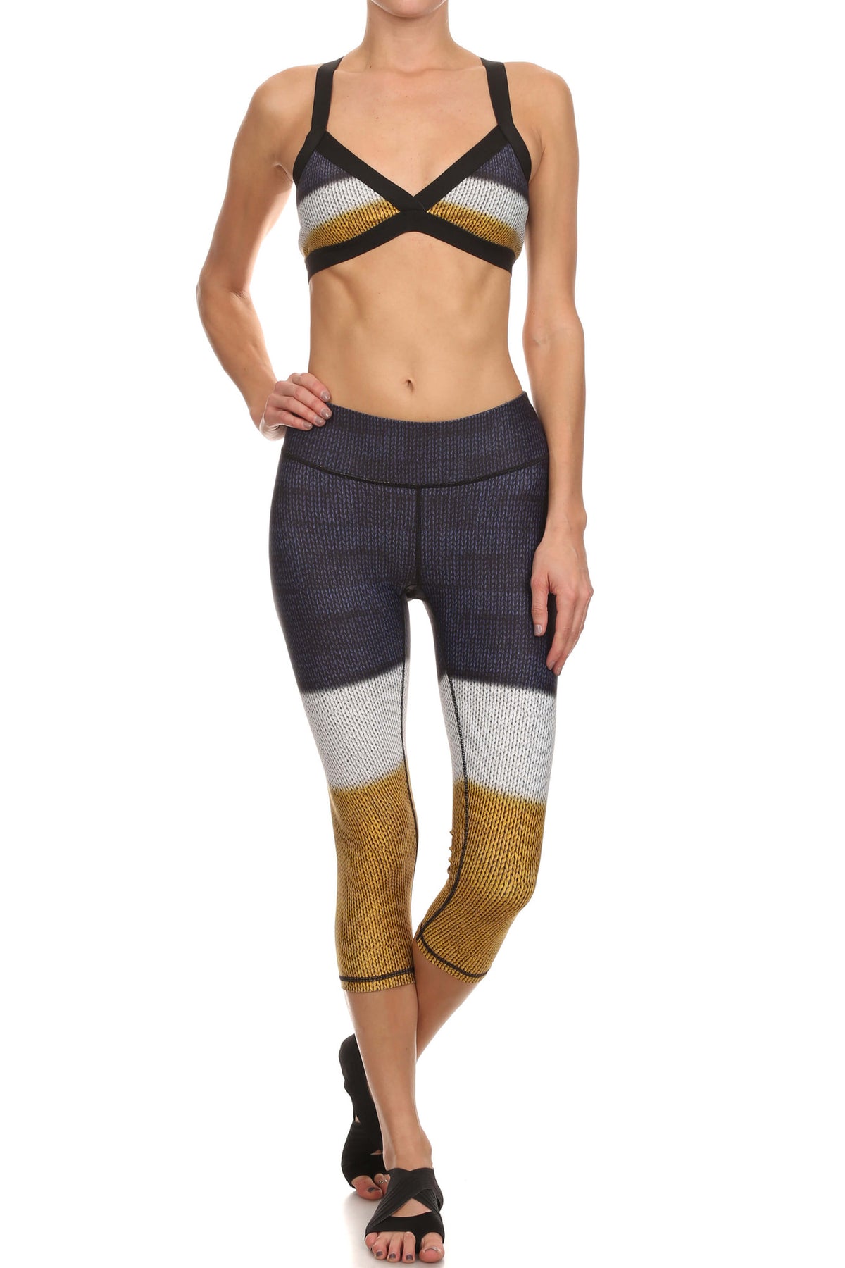 Color Block Dream Capris - Mustard Yellow - POPRAGEOUS
 - 4