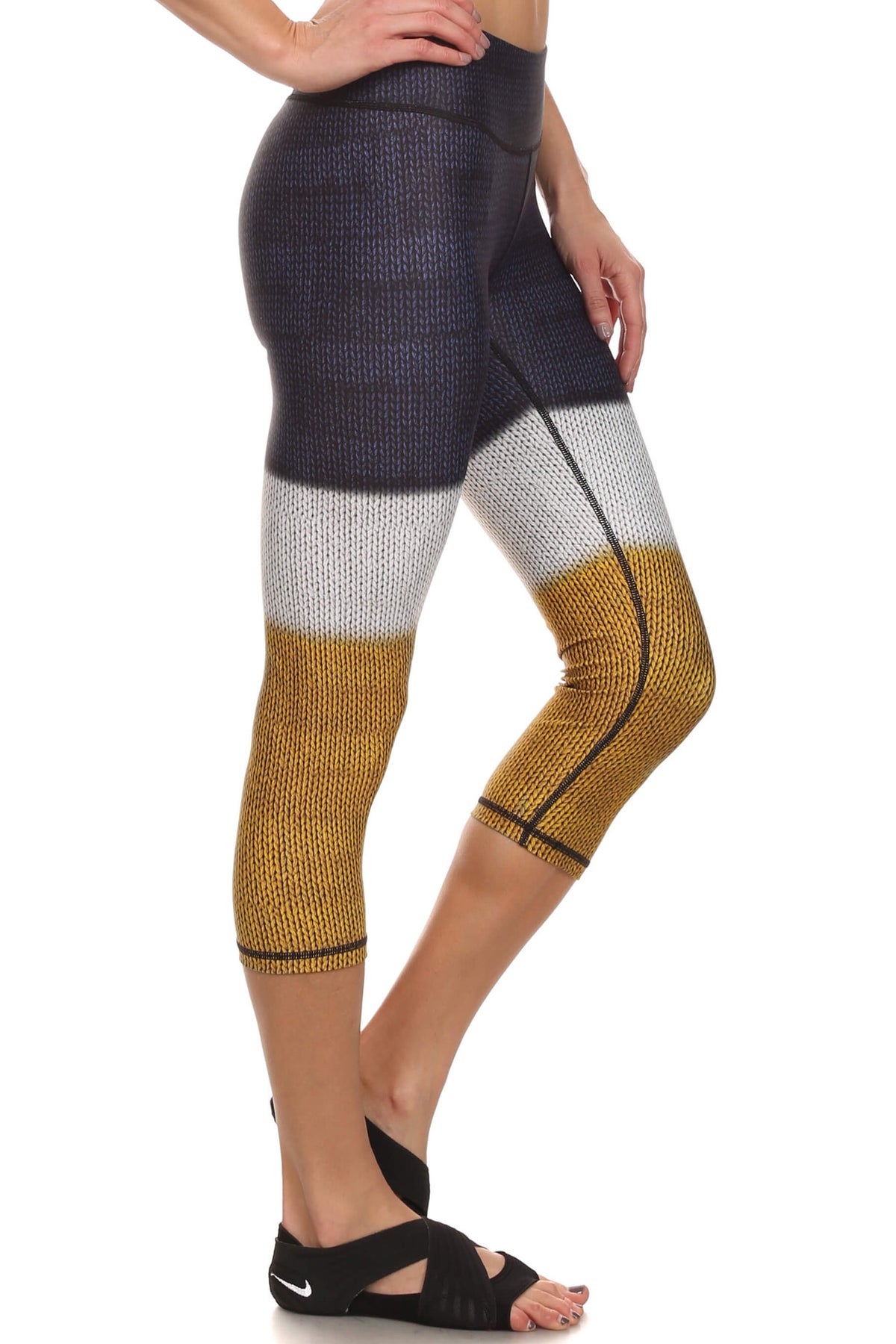 Color Block Dream Capris - Mustard Yellow - POPRAGEOUS
 - 2