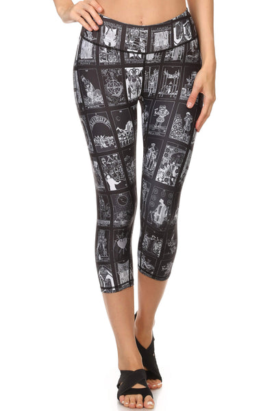 Dark Tarot Card Dream Capris