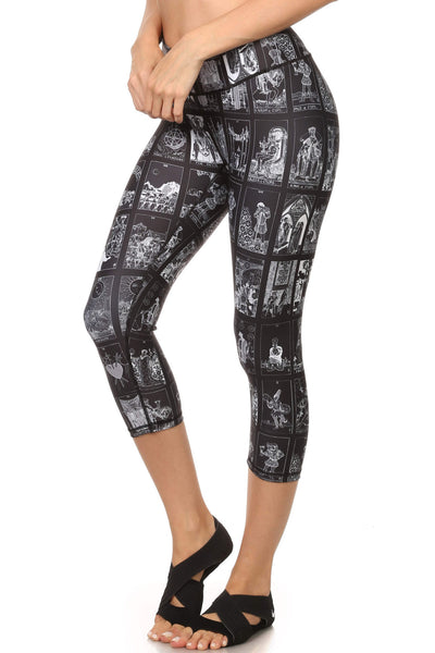 Dark Tarot Card Dream Capris