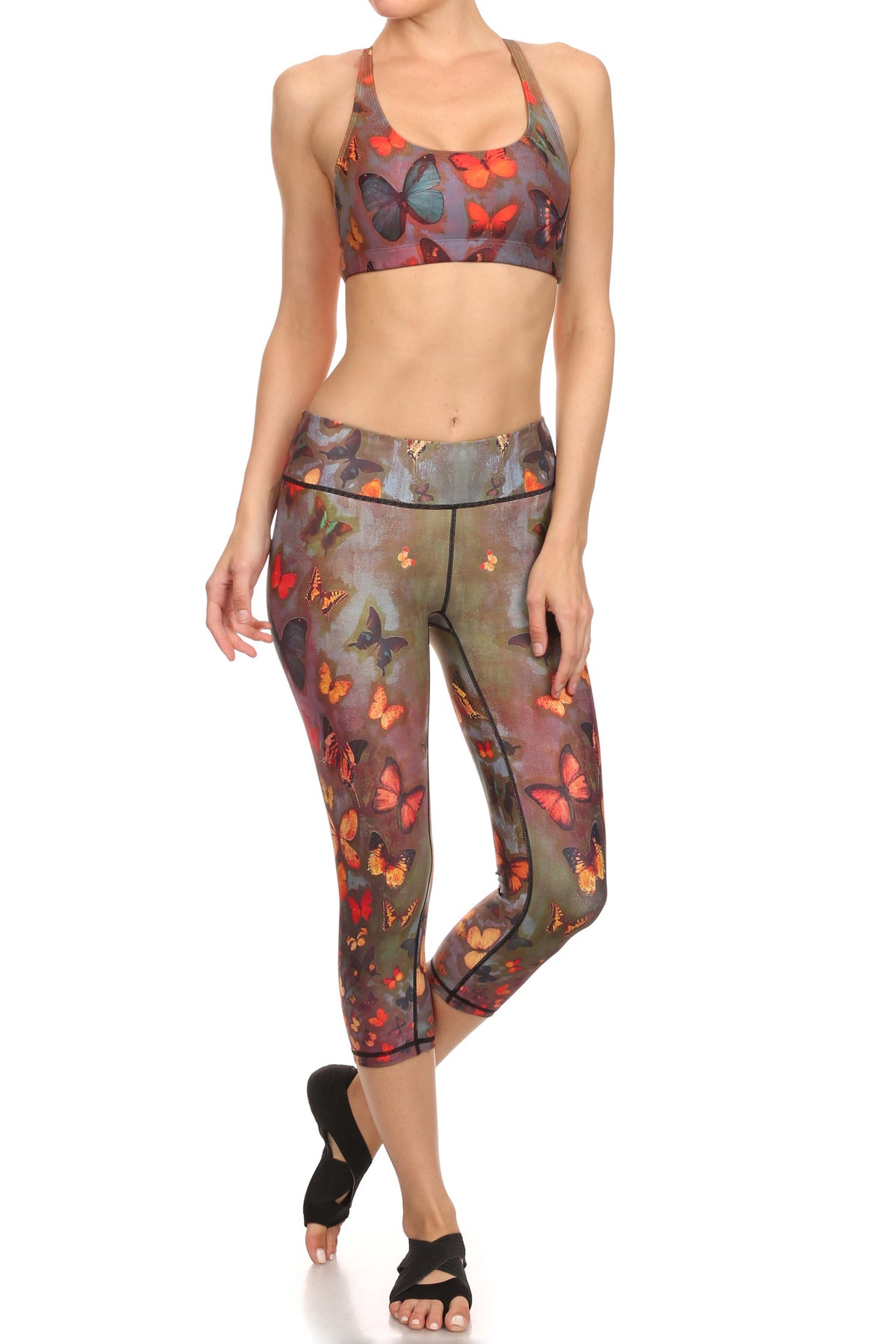 Fall Butterflies Dream Capris - POPRAGEOUS
 - 4