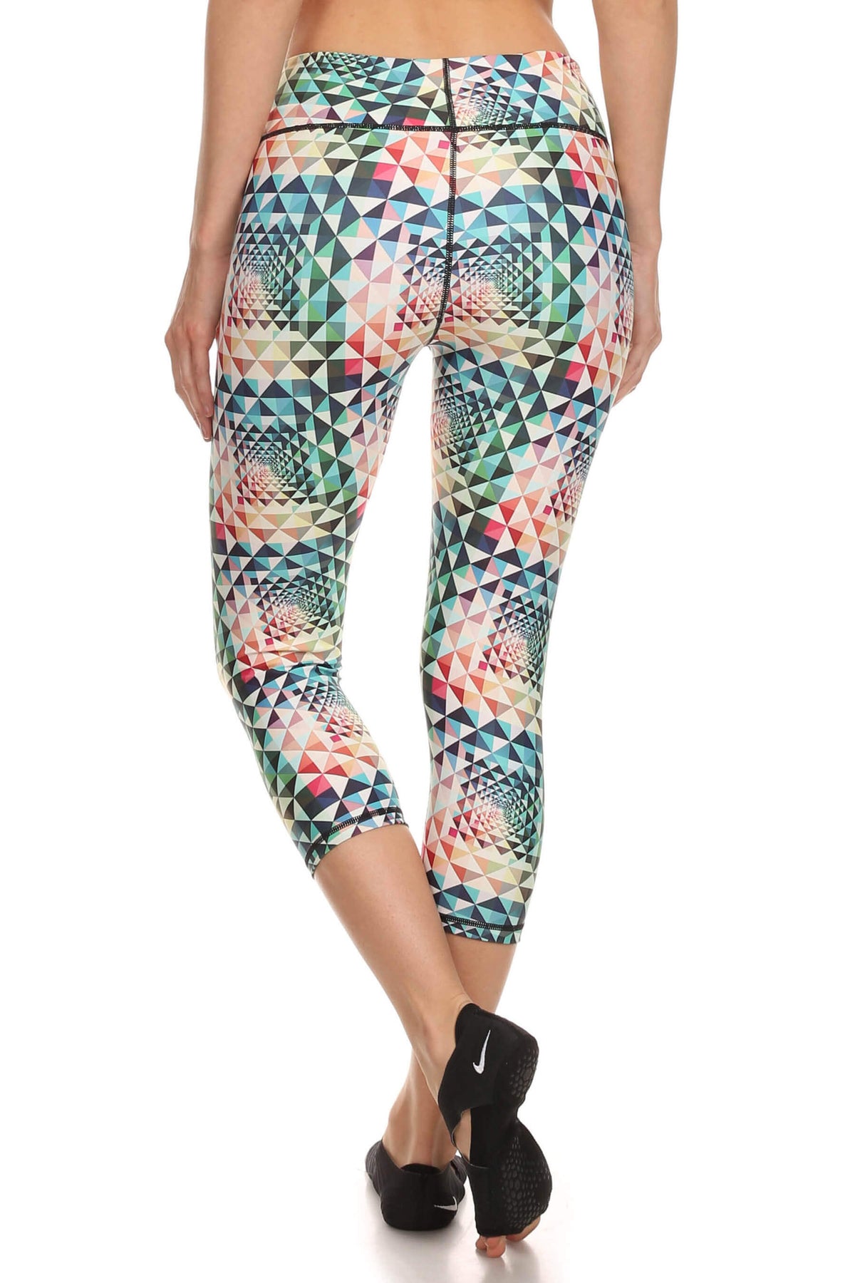 Geometric Rainbow Dream Capris - POPRAGEOUS
 - 3