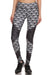 70's Fan Dream Leggings - Monochromatic