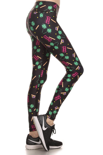 90's Black Dream Leggings