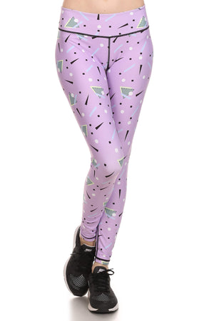 90's Lavender Dream Leggings - POPRAGEOUS
 - 1