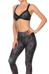 Black Rose Jasmine Sports Bralette - POPRAGEOUS
 - 2