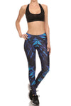 Blue Feather Dream Leggings - POPRAGEOUS
 - 4