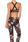 Brussel Floral Jasmine Sports Bralette - POPRAGEOUS
 - 3