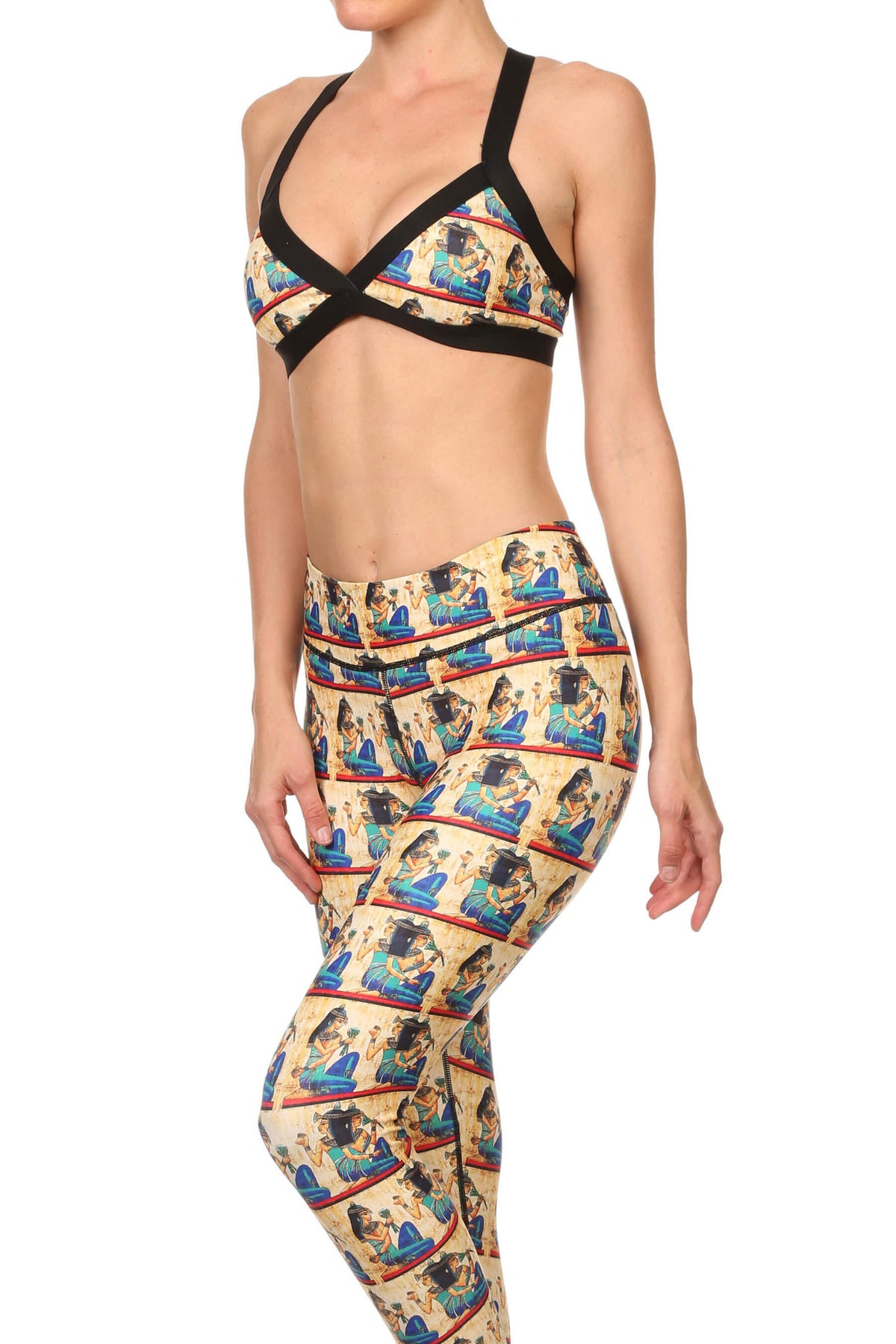 Cleopatra Jasmine Sports Bralette - POPRAGEOUS
 - 2