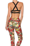 Hidden Dragon Jasmine Sports Bralette - Vermillion - POPRAGEOUS
 - 2