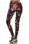 Red Roses Dream Leggings - POPRAGEOUS
 - 3