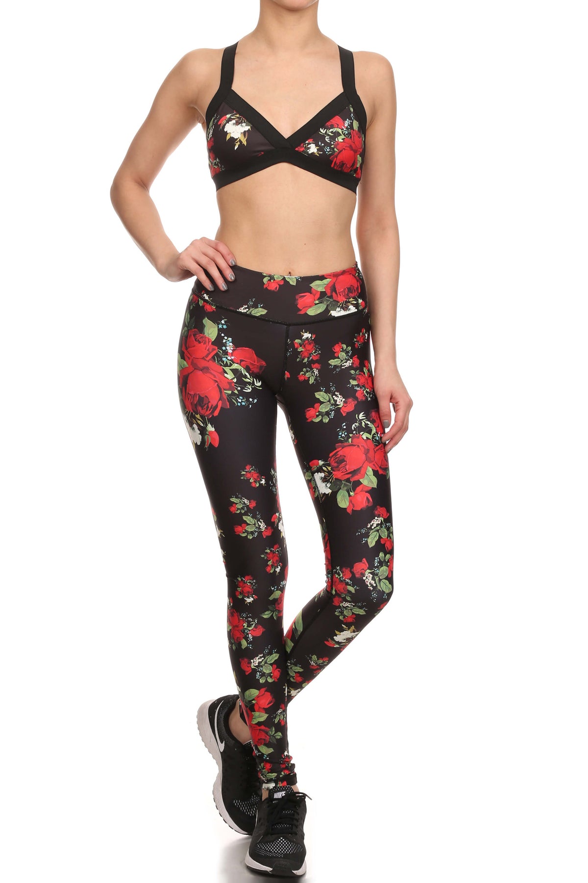 Red Roses Dream Leggings - POPRAGEOUS
 - 4