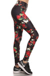 Red Roses Dream Leggings - POPRAGEOUS
 - 2