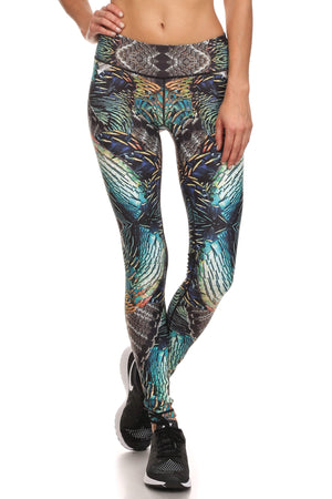Turkey Feathers Dream Leggings - POPRAGEOUS
 - 1