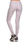 Vintage Floral Dream Leggings - Grey - POPRAGEOUS
 - 3