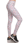 Vintage Floral Dream Leggings - Grey - POPRAGEOUS
 - 3