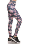 Vintage Floral Dream Leggings - Navy - POPRAGEOUS
 - 2