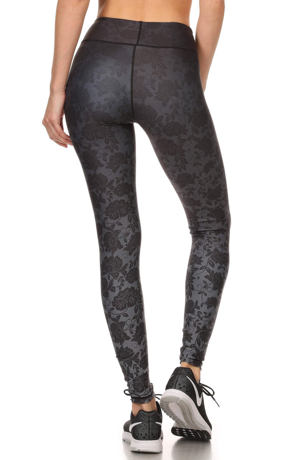 Black Ombre Lace Dream Leggings - POPRAGEOUS