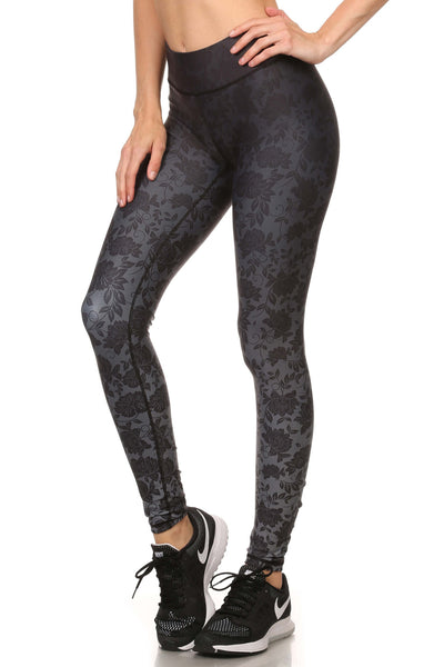 Black Ombre Lace Dream Leggings