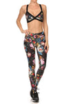 Brussel Floral Jasmine Sports Bralette - POPRAGEOUS
 - 4