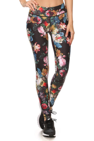 Brussel Floral Dream Leggings - POPRAGEOUS
 - 1