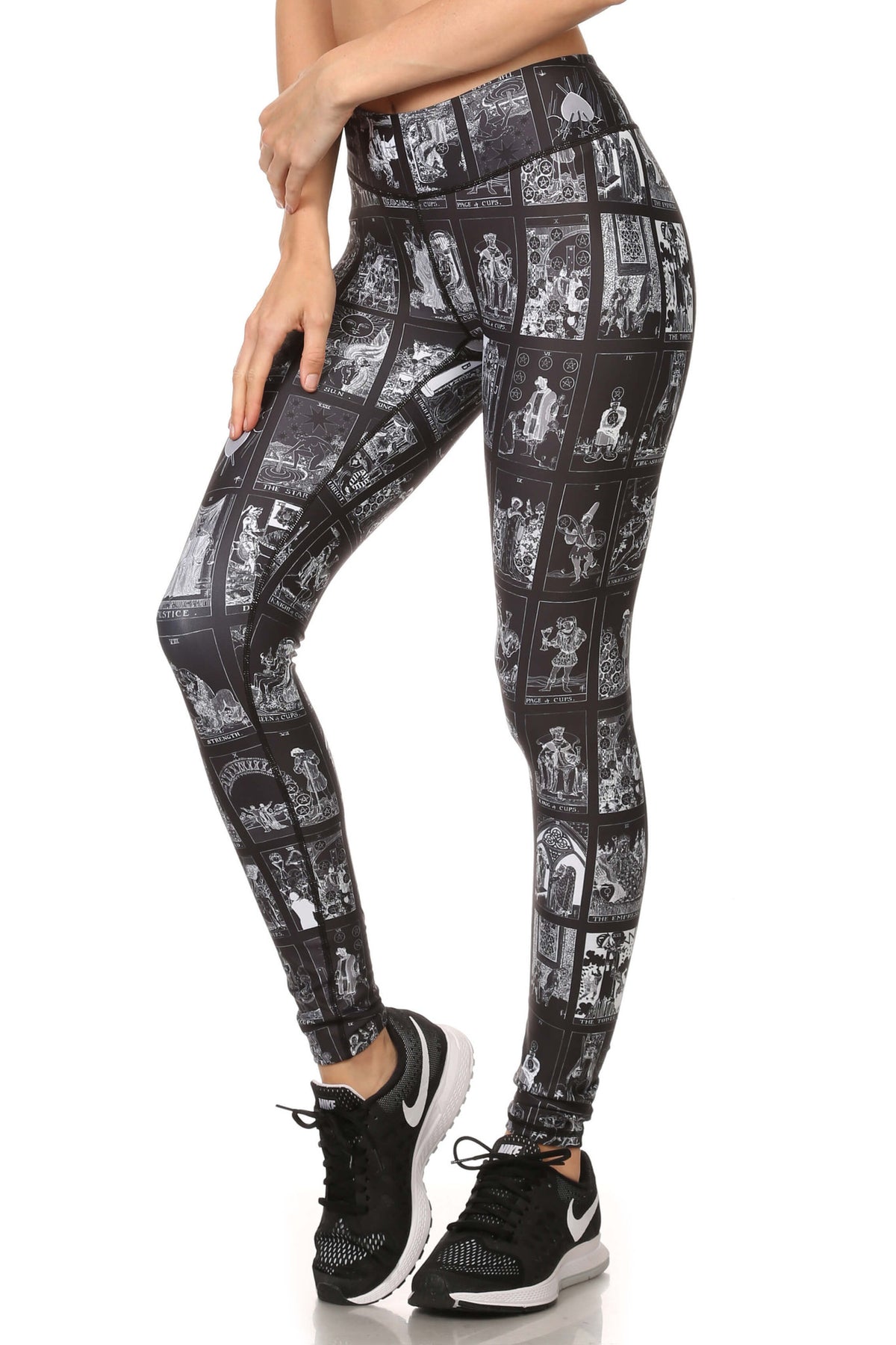 Dark Tarot Card Dream Leggings - POPRAGEOUS
 - 2