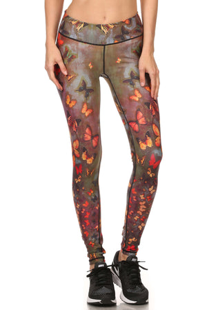 Fall Butterflies Dream Leggings - POPRAGEOUS
 - 1