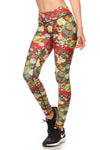 Hidden Dragon Dream Leggings - Vermillion - POPRAGEOUS
 - 2