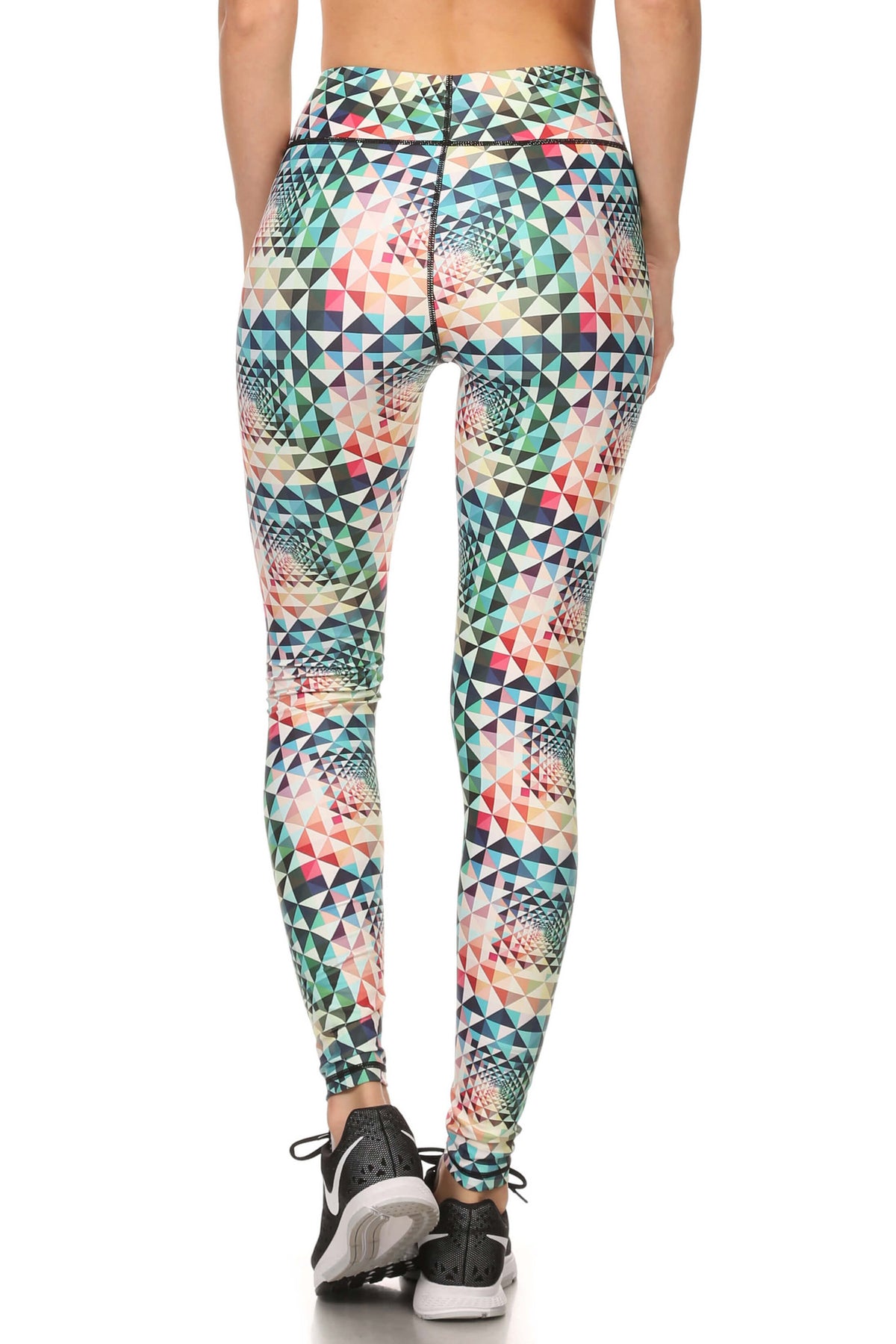 Geometric Rainbow Dream Leggings - POPRAGEOUS
 - 3