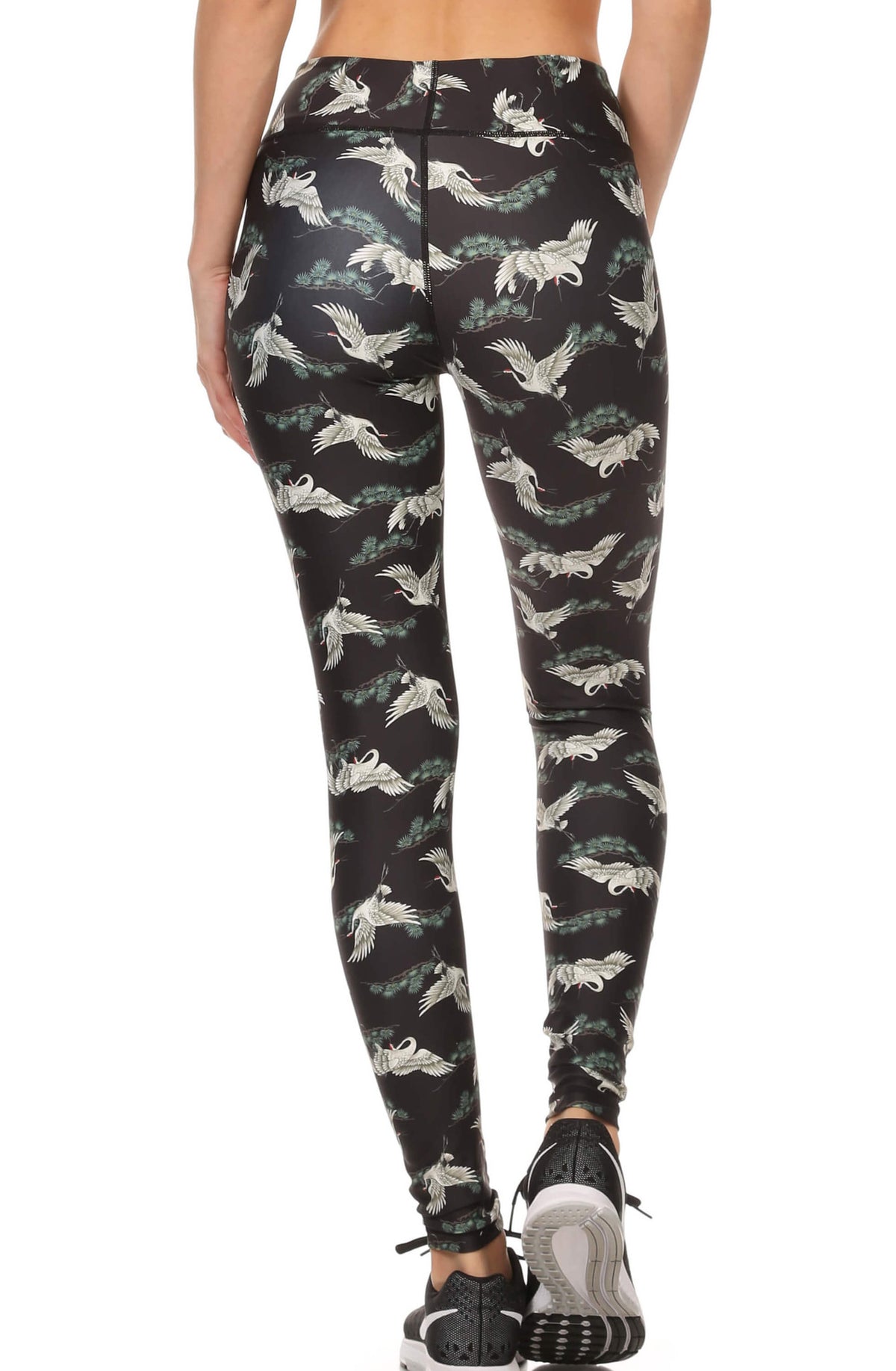 Japanese Crane Dream Leggings - POPRAGEOUS
 - 3