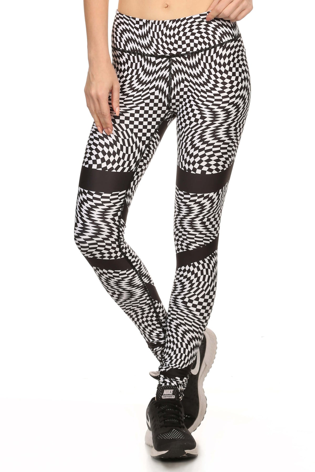 Trippy Checkers Dream Leggings - POPRAGEOUS
 - 1