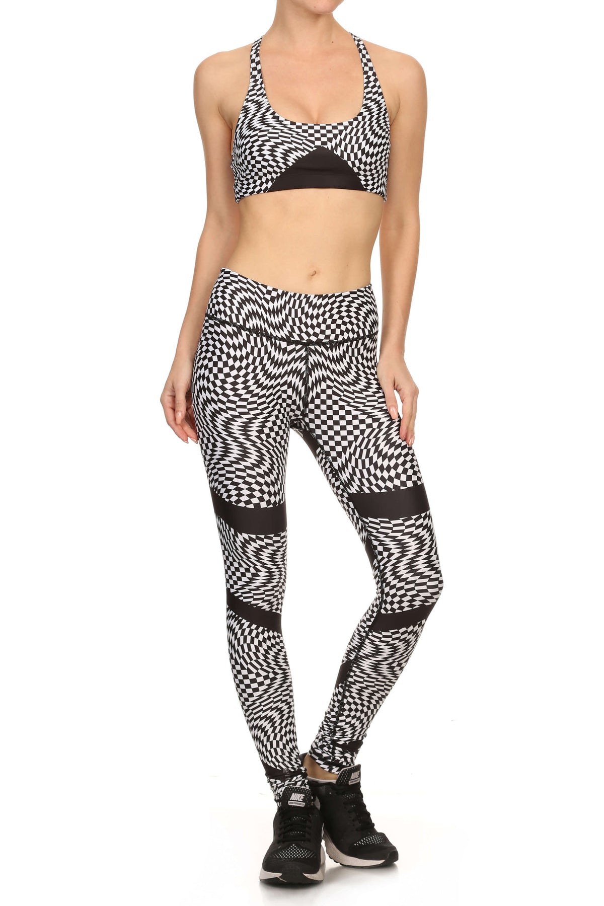 Trippy Checkers Dream Leggings - POPRAGEOUS
 - 3